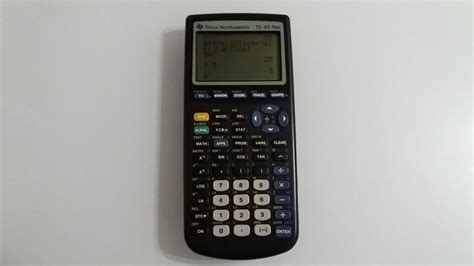 Calculadora Gráfica Cientifica Texas Instruments Ti 83 Plus Avenidas