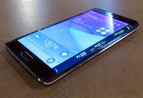 Hands On With Samsungs Galaxy Note Edge A Curved Smartphone With A P