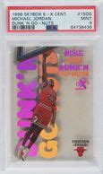 1998 Skybox E X Century Dunk N Go Nuts Michael Jordan 15DG PSA 9 MINT