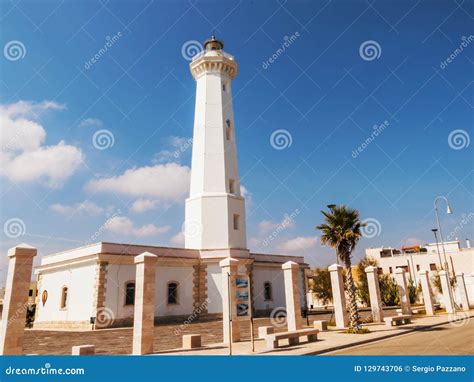 Torre Canne Lighthouse Near Fasano in Salento Italy Stock Photo - Image ...