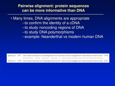 Ppt Pairwise Sequence Alignment Powerpoint Presentation Free