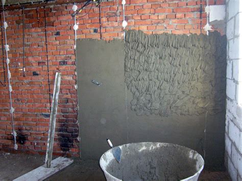 Yeso cemento-arena: decoración de paredes con mortero cemento-arena y ...