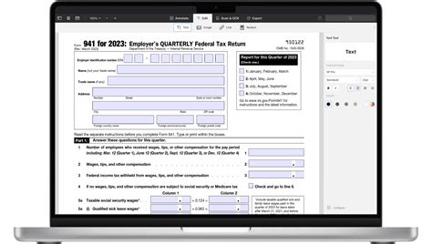 Fillable 941 Form 2023 - Printable Forms Free Online