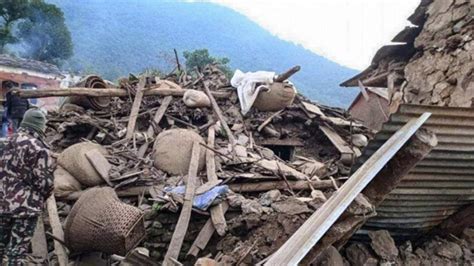 At Least Dead As Magnitude Earthquake Hits Nepal Tremors Felt