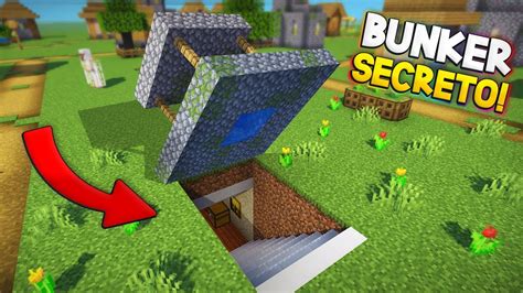 MINECRAFT COMO HACER UN INCREIBLE SUPER BUNKER SECRETO PARA SURVIVAL