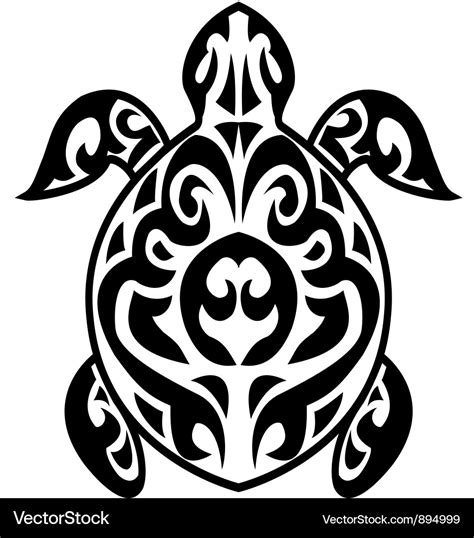 Tribal Sea Turtle Svg