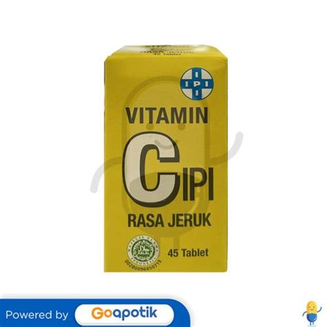 Ipi Vitamin C Botol Tablet Kegunaan Efek Samping Dosis Dan