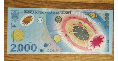 Romania Bancnota De Colectie Istorica 2000 Lei 1999 Eclipsa