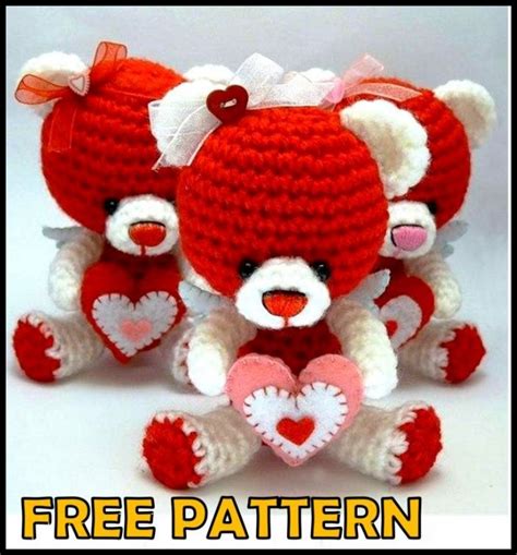 Crochet Valentine Amigurumi An Entire Free Valentine S Day Set