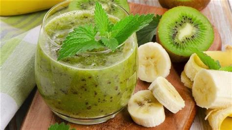 Meilleur Smoothie La Banane Et Kiwi Pour La Sant Recette De Boisson