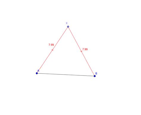 Omgekeerde Eigenschap Middelloodlijn GeoGebra