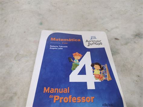 Livro Aprender Juntos Matemática 4 Professor MercadoLivre