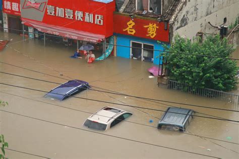 Intempéries En Chine des inondations record font 25 morts et