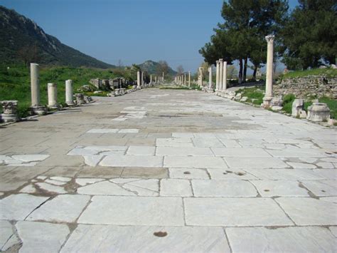 Biblical Ephesus Harbor Street And Artemis Temple Leons Message Board