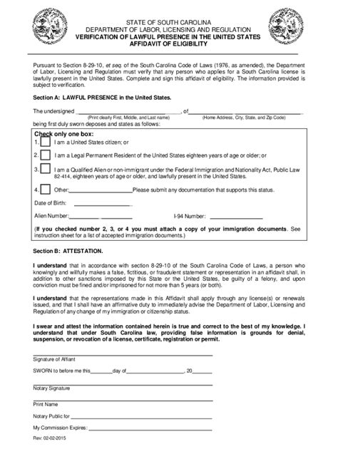 Fillable Online Llr Sc Application Requirements And Instructions For Rn