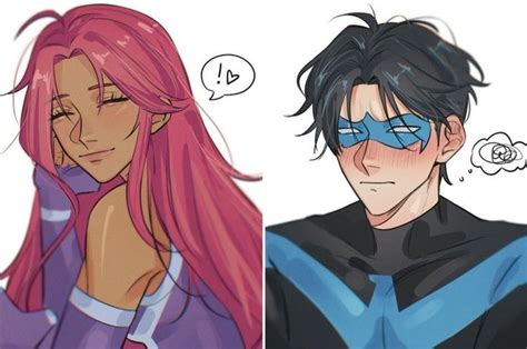 Pin By Lena Moon On Robstar Dickkory In Teen Titans Fanart