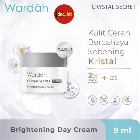 Jual Wardah Crystal Secret Brightening Day Cream 9ml Shopee Indonesia