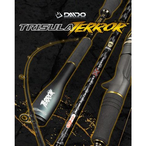 Jual Joran Daido Trisula Terror 180cm Carbon Solid Ring Fuji Spinning