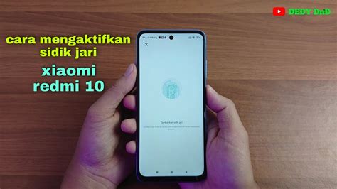 Cara Mengaktifkan Sidik Jari Hp Xiaomi Redmi Youtube