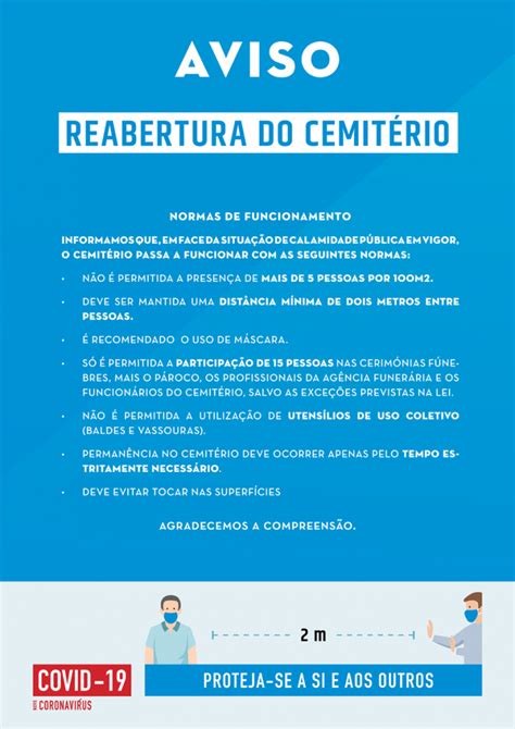 Aviso Reabertura Dos Cemit Rios Junta De Freguesia De Vila Das Aves