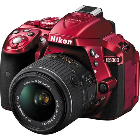 Nikon D5300 Kit With Af 18 55vr Ii Red Dslr