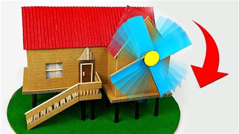 How To Make Windmill Generator For Science Project At Home YouTube