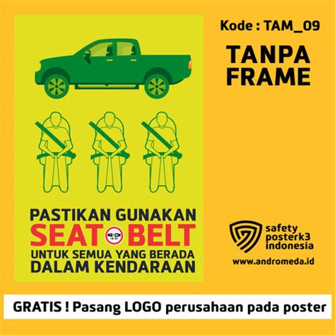 Jual Safety Poster Slogan K Tambang Batubara Timah Pastikan Semua