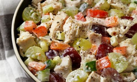 Healthy Recipes: Creamy Chicken Salad With Grapes - Joyfresh.com