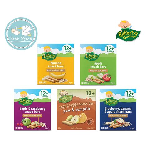 Raffertys Garden Snack Bar 128g For 12m Baby Stork Mri20151030