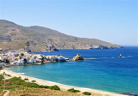 The 15 best beaches in Andros.