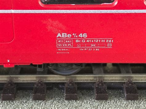 BEMO 1266 106 ABe 4 4 Nr 46 Triebwagen RhB HOm Digital Kaufen Auf