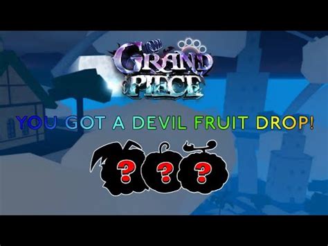 Gpo You Got A Devil Fruit Drop Epic Luck Youtube