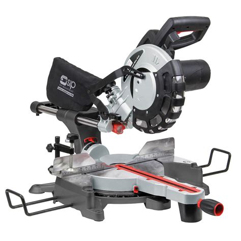 Sip 254mm Sliding Compound Mitre Saw With Laser 2000w 230v Toolden