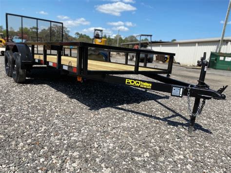 Tandem Axle Utility Trailer 6x14 Pdq Equipment And Trailers Mfg