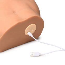 Jock Vibrating Squeezing Remote Controlled Life Size Ass Masturbator With Poseable Dildo Sex