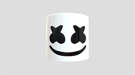 Marshmello Helmet - Download Free 3D model by MatiasNavarrete [683b919 ...