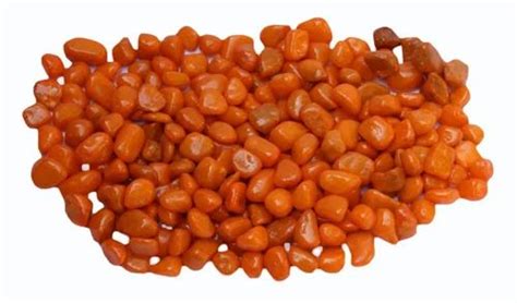 Pebble Stone Aquarium Tumbled Polished Colored Orange River Pebbles