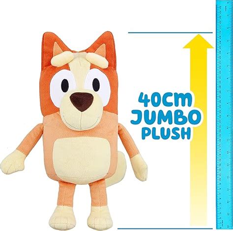 Bluey Best Mate Bingo Extra Large 18 Inch Plush Official Collectable Character Cuddly Jumbo Soft