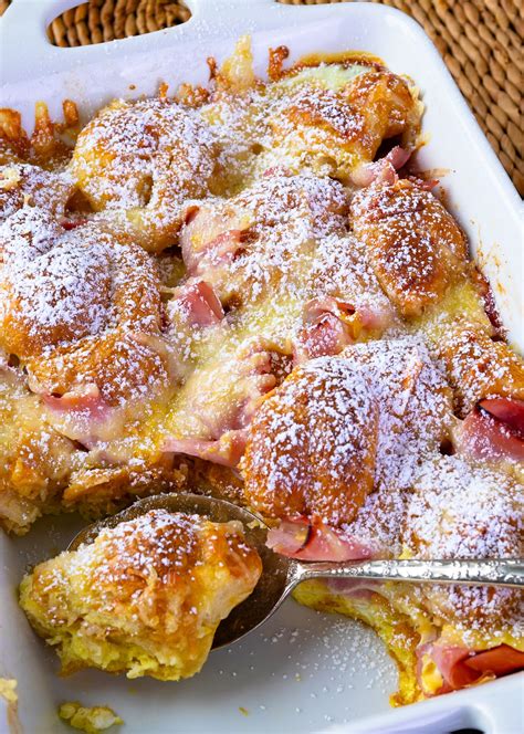 Ham And Cheese Croissant Breakfast Casserole A Southern Soul