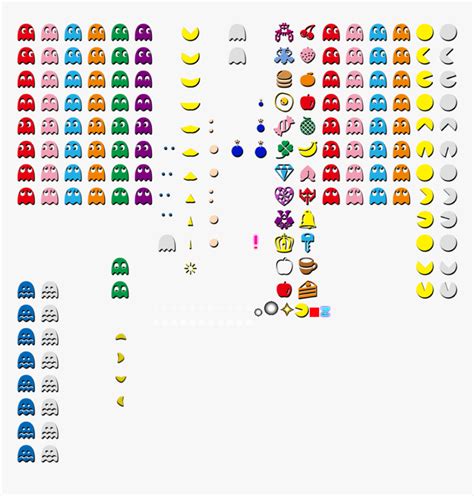 Pacman Sprite Png - Pacman Sprite Sheet Png, Transparent Png - kindpng