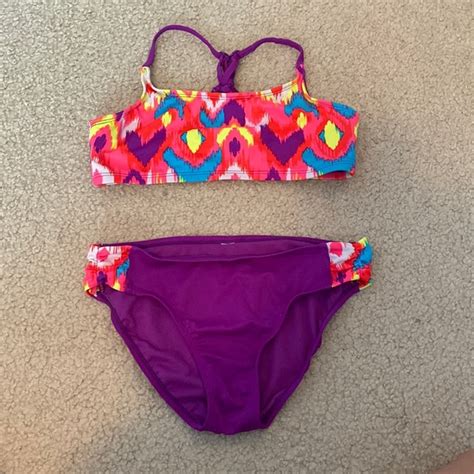 Justice Swim Justice Girls Bikini Swim Suit Summer Bottoms One Top Poshmark