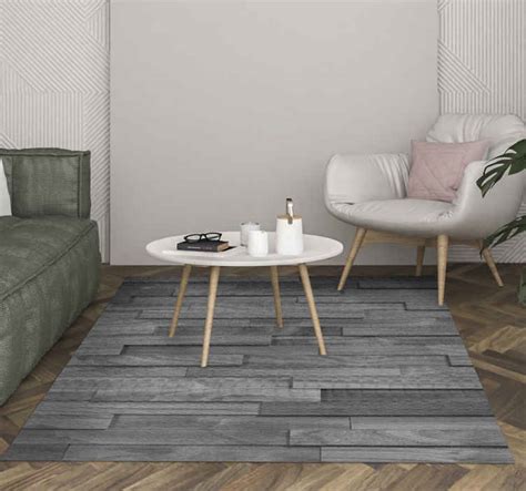 Tapis Vinyl Bois Texture De Grandes Planches De Bois TenStickers