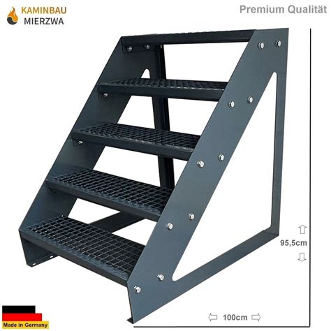 Premium Treppe Freistehend 5 Stufen Stahl Kaufland De