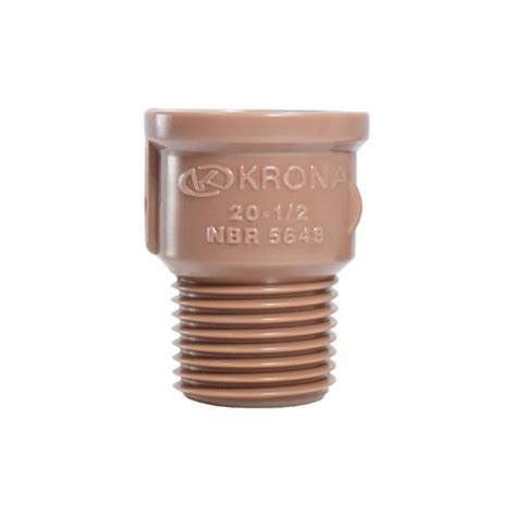 Adaptador Soldável Curto 20mm x 1 2 Krona Shopee Brasil