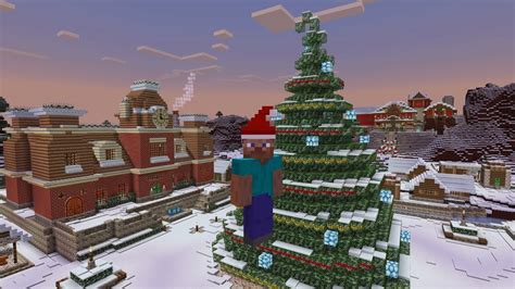 Exploring Minecraft S Festive Mashup In Happy Holidays Youtube