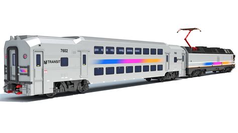 Nj New Jersey Transit Train 3d Models 3d Horse