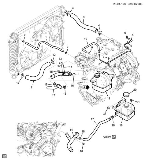 Chevrolet Captiva C100 Hoses And Pipes Radiator Epc Online