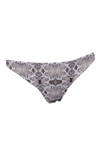 Rachel Rachel Roy Gray Black Snake Print Hipster Bikini Bottom M EBay