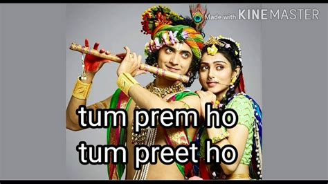 Radha Krishna Title Song Tum Prem Ho Tum Preet Ho Song Youtube