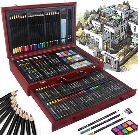 Jiehua Kit De Dibujo Professional Art Set Piezas Kit De Pintura